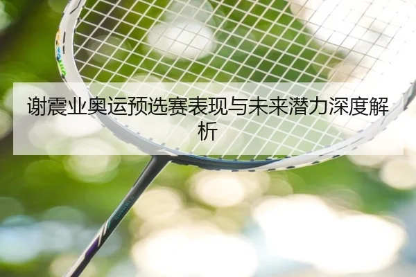 谢震业奥运预选赛表现与未来潜力深度解析