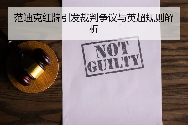 范迪克红牌引发裁判争议与英超规则解析